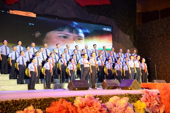麻栗坡县举行庆祝中国共产党建党95周年歌咏比赛