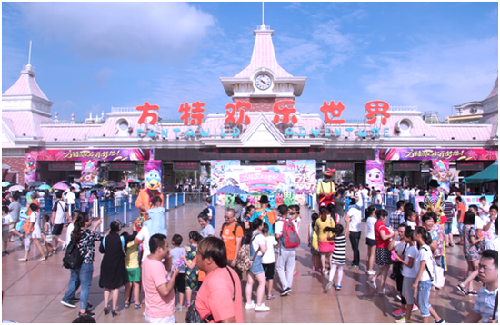 客流爆棚的天津方特津夏火了