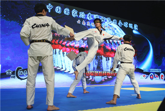 国家跆拳道示范团昆明巡演 金牌跆拳道俱乐部