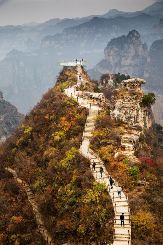 去通天峡 赶赴一场和秋天的约会