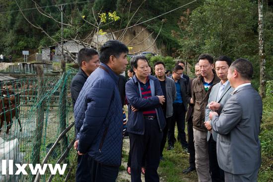 云南省农发行副行长冯学到龙陵县调研