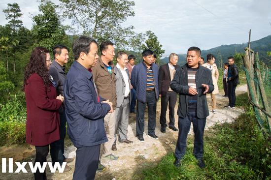 云南省农发行副行长冯学到龙陵县调研