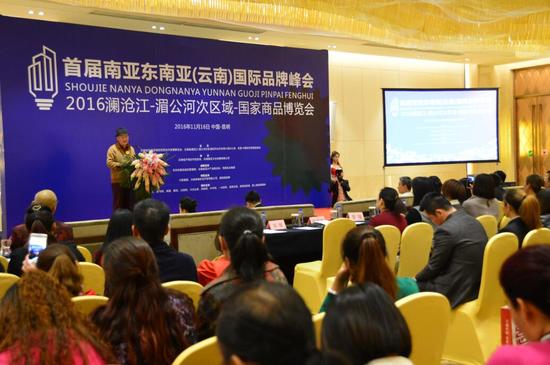石林在首届南亚东南亚(云南)国际品牌峰会上推