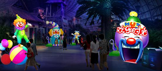 魅力花灯冰雪奇缘 天津欢乐谷开启冰火圣诞狂