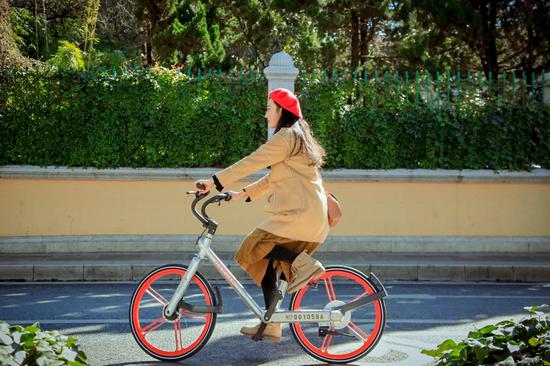 摩拜春节骑行大数据出炉:昆明骑行热点集中在