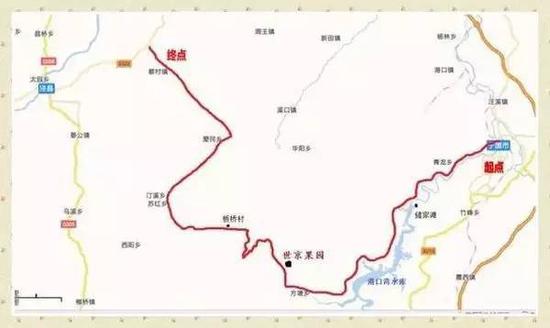 皖南川藏线路图