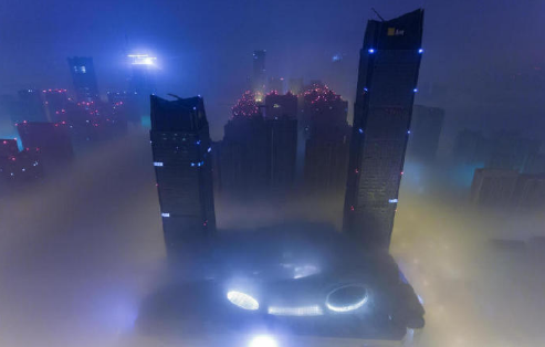 雾里霸都合肥(摄影:@摄影-石头)