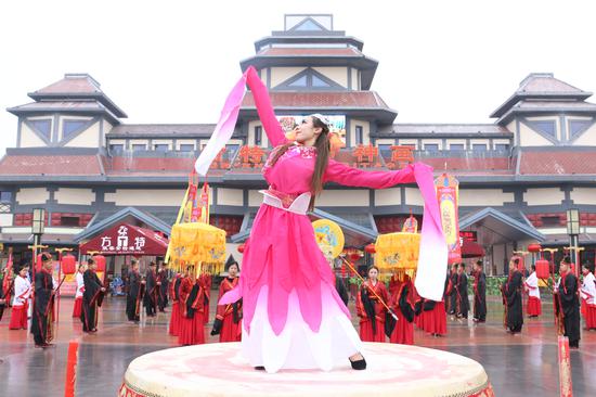芜湖方特黄帝祭拜大典——乐舞敬拜