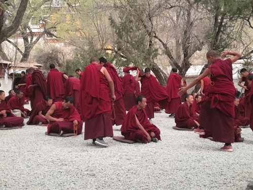 色拉寺看辩经