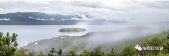 (抚仙湖孤山岛 李江图)