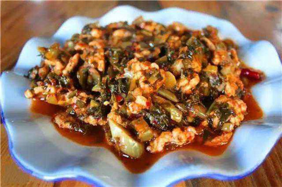 (新平腌菜炒肉)