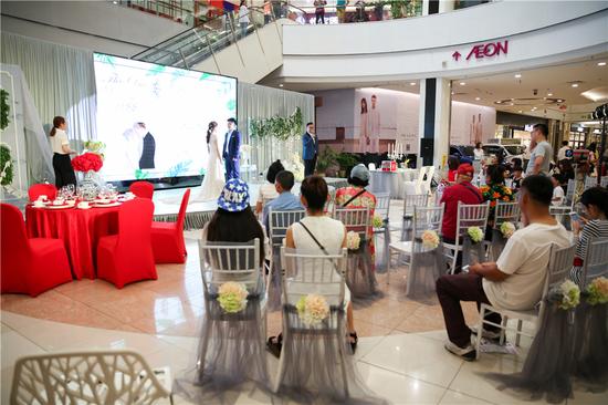 天津生态城世茂希尔顿酒店举办2017年秋季婚