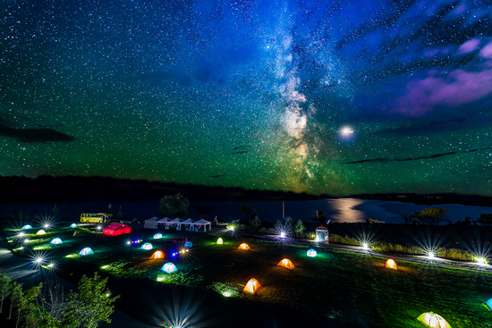 东湖最美星空(摄影姜雪鹏)