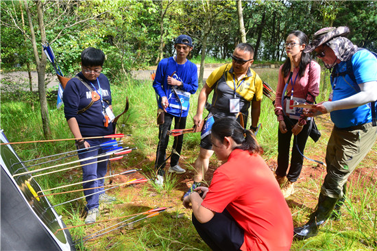 2017中国昆明石林原野射箭公开赛在石林长湖