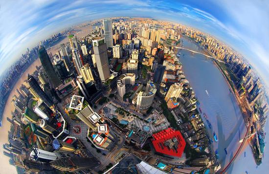 重庆网红地标WFC窗外的美景 摄影/王正坤