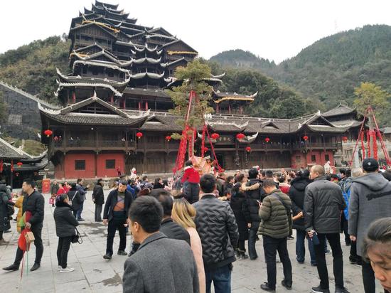 红红火火 春节长假彭水接待游客50.88万人次