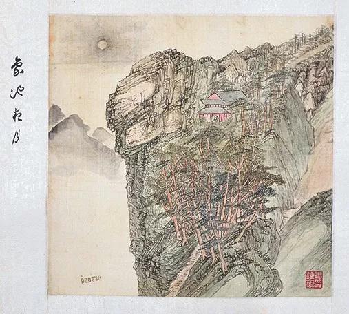 Lot 5477 之 峨眉十景图 象池夜月