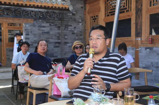 北京市西城区非物质文化遗产保护中心主任杨飞发言