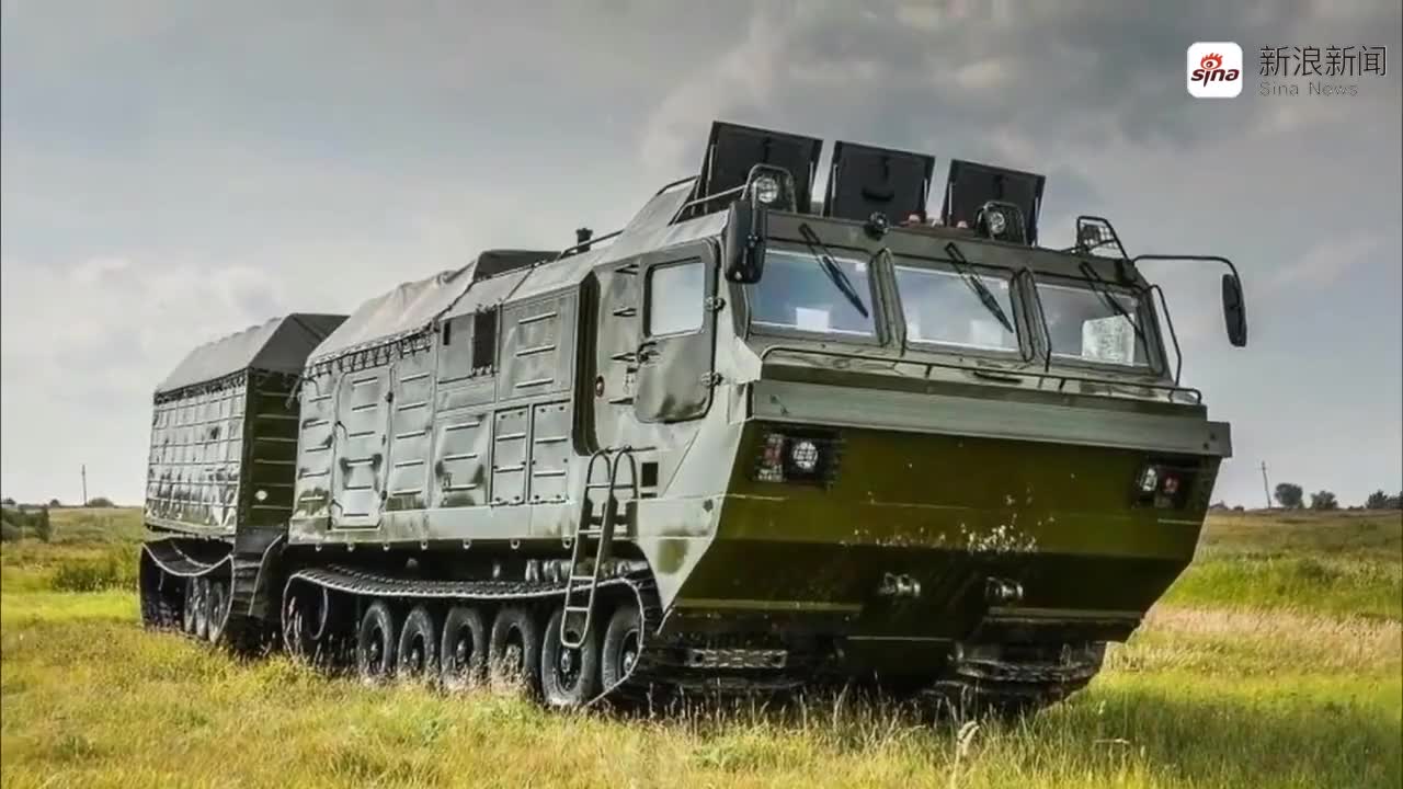 俄罗斯打造的末日战车:dt-30"骑士"铰接式履带全地形运输车