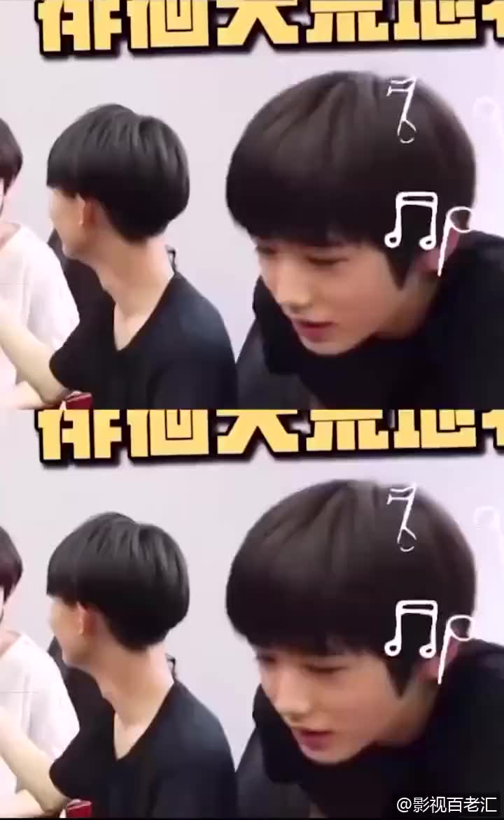 贺峻霖教严浩翔装可爱