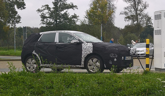 代KONA EV纯电动版谍照 2019年上市-手机新