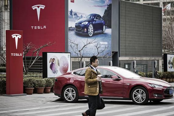 特斯拉股价受中国销量前景推动再创新高 市值超宝洁