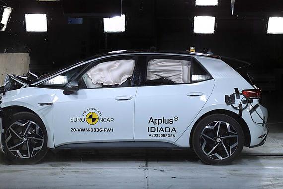 全新大众ID 3获E-NCAP五星认证 账面数据表现低于Model 3