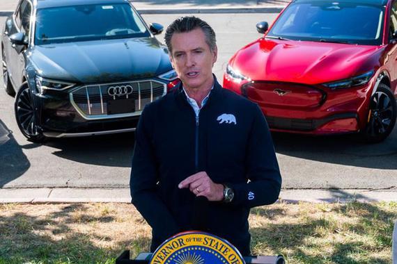 加州梦想迎接一个纯EV的未来，拟在2035年禁售新油动车