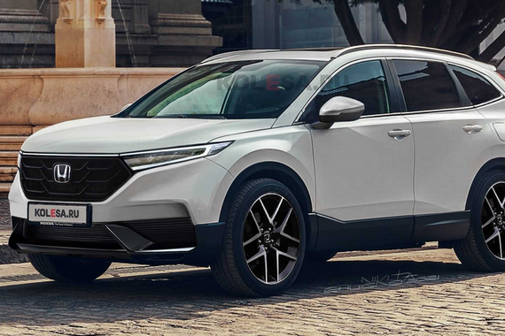 下一代2023款本田CR-V非官方效果图曝光