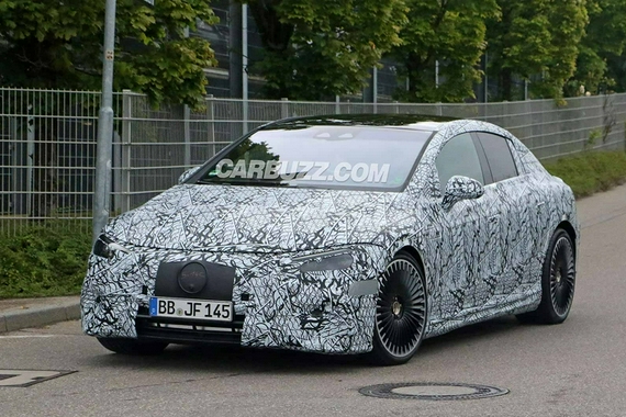 梅赛德斯AMG全新高性能版EQE 53轿车伪装谍照曝光