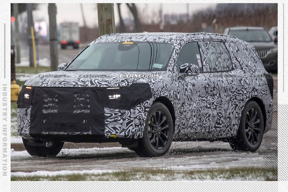 有望提供7座布局 福特全新SUV路试谍照曝光