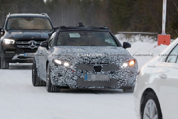 或提供敞篷/硬顶可选 梅赛德斯-AMG CLE谍照曝光