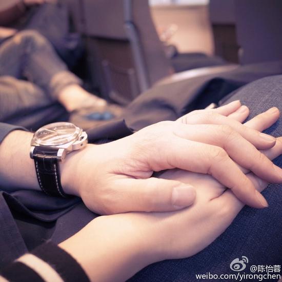 陈怡蓉疑似将婚