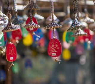  Small decorations on the streets and lanes of Lijiang