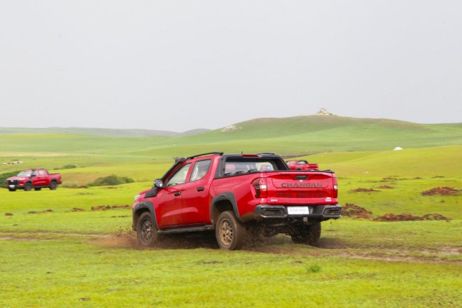 运动型越野皮卡 试驾长安览拓者探索版