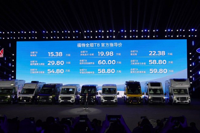 售价15.38万起 江铃福特全顺T8正式上市