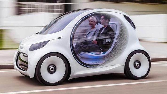纯电smart概念车亮相CES展会 搭载L5级别自动驾驶