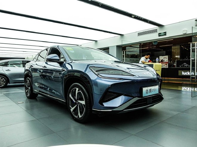 静态实拍比亚迪海狮07EV 满足多场景用车需求