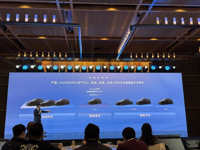 沃尔沃SMA超级混动平台首发 2025年沃尔沃将推7款新车