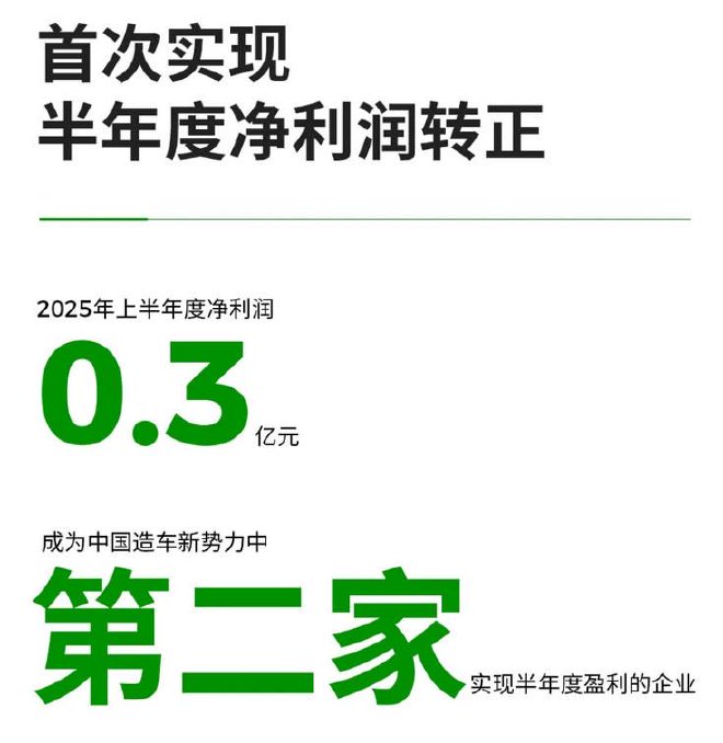 零跑发布2025年上半年财报 实现半年度净利润转正
