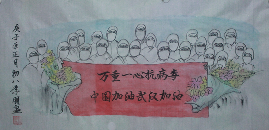 锡梅诗书画院常务理事李朋作品