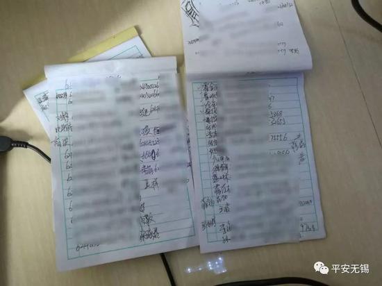 犯罪嫌疑人记录银行卡信息的“账簿”上述信息被用于盗窃银行卡内余额