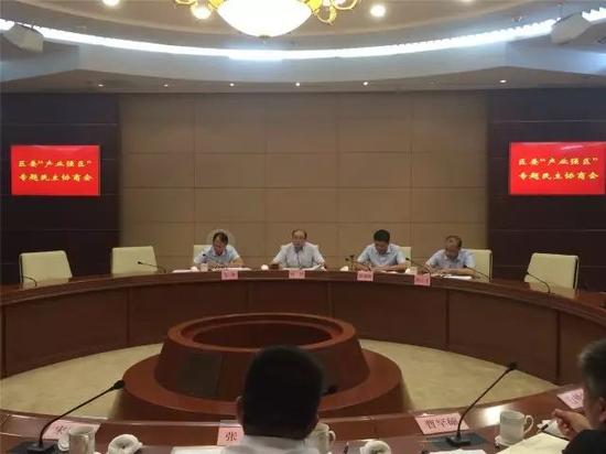 “产业强区”专题民主协商会