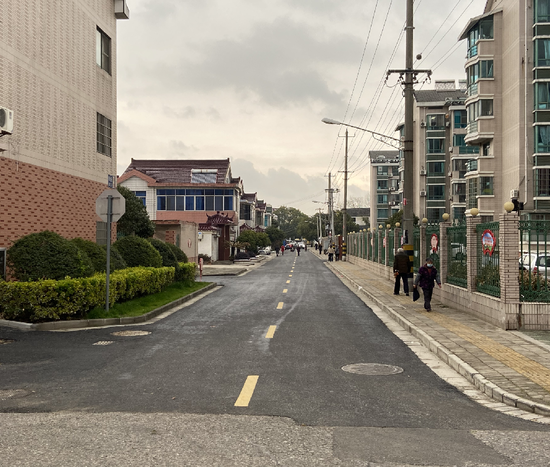 图片锡山区厚桥街道隆达路改造后
