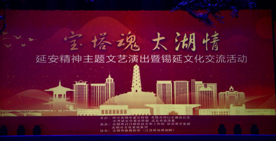 2019年11月,无锡延安两地弘扬延安精神开展对口协作文化交流活动