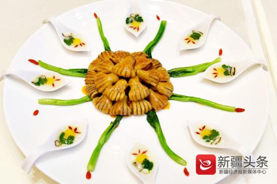 参赛菜品“百花佛手”。