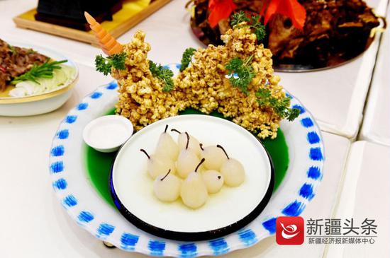 参赛菜品。
