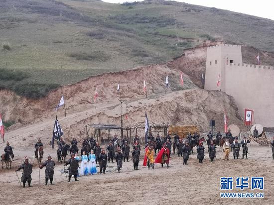 吉木萨尔疏勒影视城节目展演