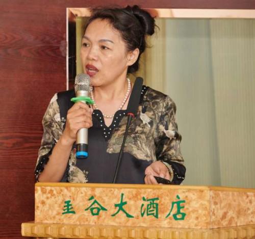 活动发起人于永兰女士致辞