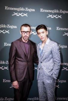 杰尼亚集团艺术总监Alessandro Sartori与王子异